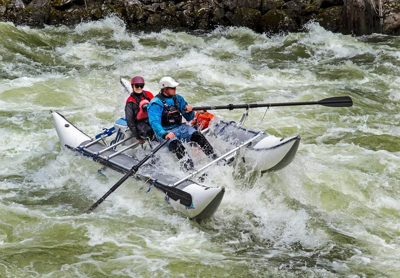 Whitewater rafting